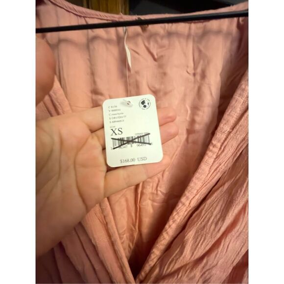 Free People - Devon Maxi Dress Rose size XSmall - Picture 8 of 8